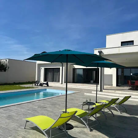 펜션 Spacieuse Standing De 220m2 A 5 Minutes Des Plages